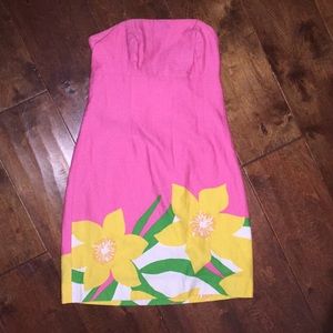 Lilly Pulitzer 00 strap less dress!!!!